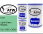 Preview: Ford, Light Green Metallic, CO / XSC-1362C: 500ml Lackdose + 500ml Klarlack + 250ml Härter - Set, von ATW Autoteile West.